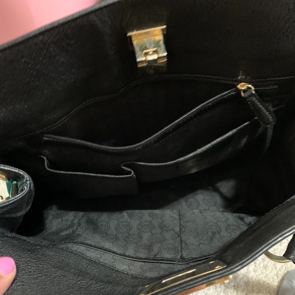 MK ASTRID Leather Satchel - Picture 5 of 7